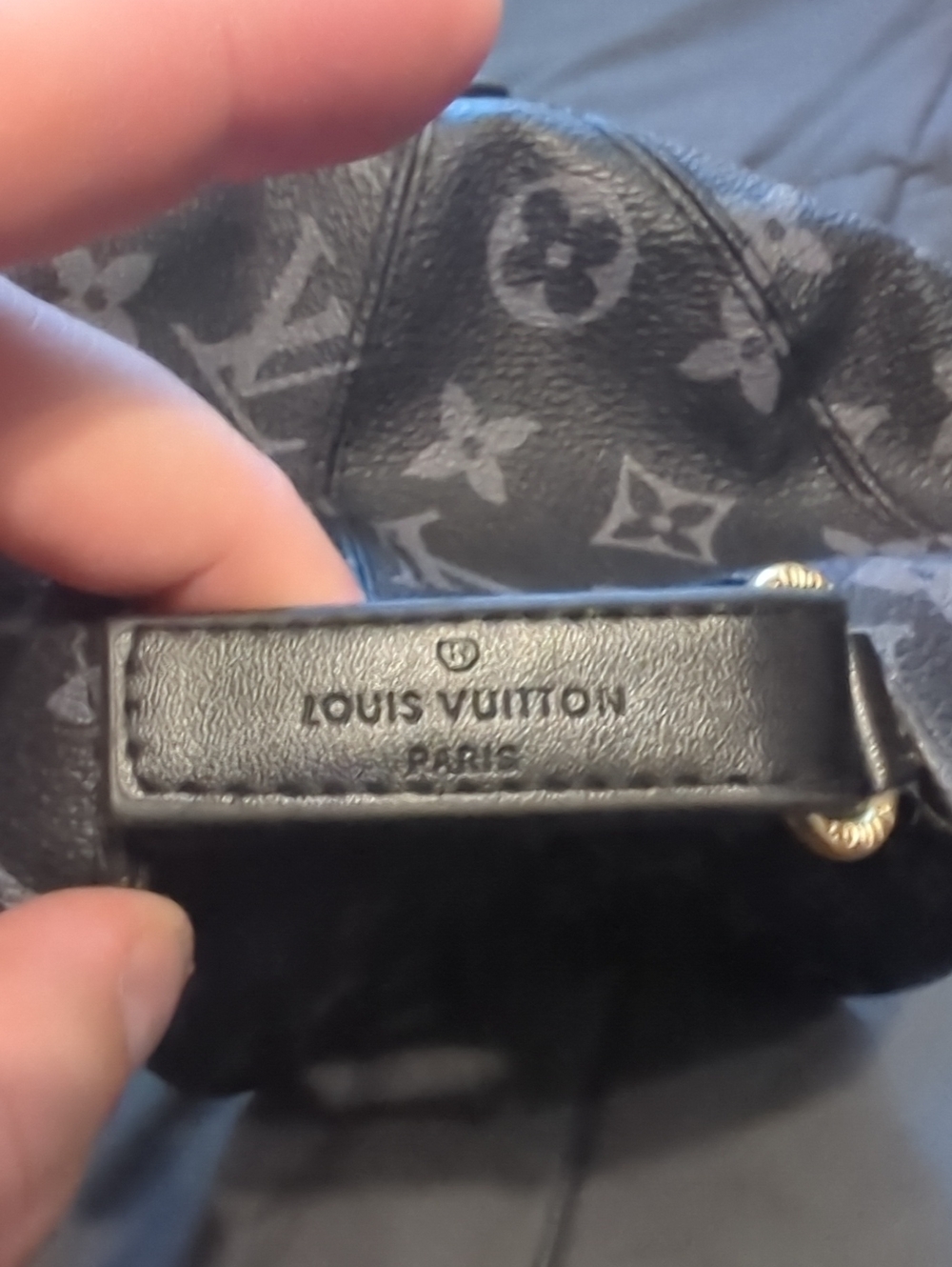 Louis Vuitton Black Monogram Baseball Cap Unisex Adjustable - Picture 5 of 7
